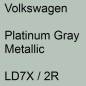 Preview: Volkswagen, Platinum Gray Metallic, LD7X / 2R.